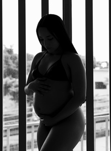 Gisell-Montoy Black and white with my belly ♥♥ photo 9033596