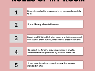 Rules of my room