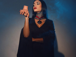 Morticia...but more daring