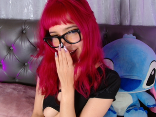 my new pink hair!!🩷