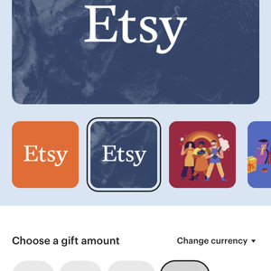Etsy gift card