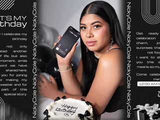 Celebrate together this day so special for me! 🖤