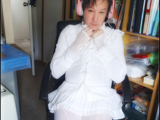 bunny in white