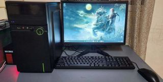 Computer And Ring light