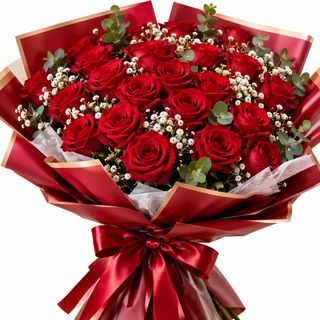 Un hermoso ramo de rosas