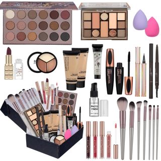 Lots of makeup