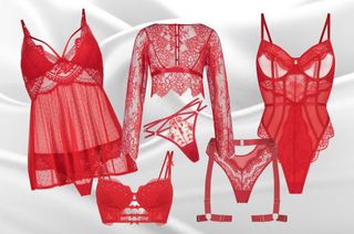 Red lingerie