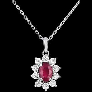 collier en rubis