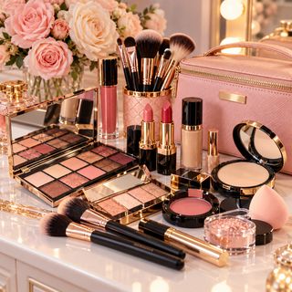 Un bonito set de maquillaje.