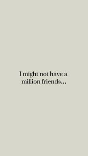 A MILLION FRIENDS