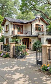 my house with a garden