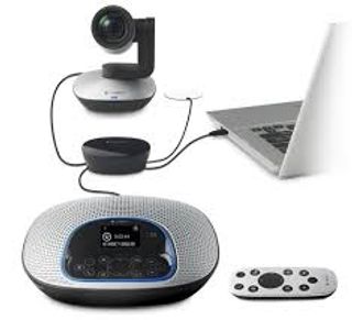 a logitech PTZ camera